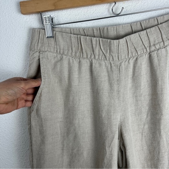 J. Jill Pure Linen 100% Linen CropPant Lagenlook Small Petite - Picture 2 of 7
